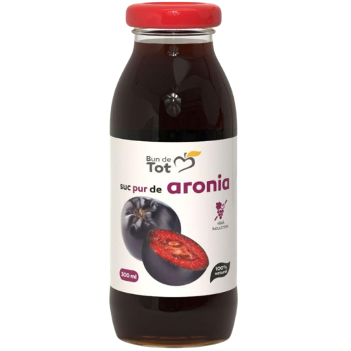 Suc Pur de Aronia fara Indulcitor 300ml Dacia Plant