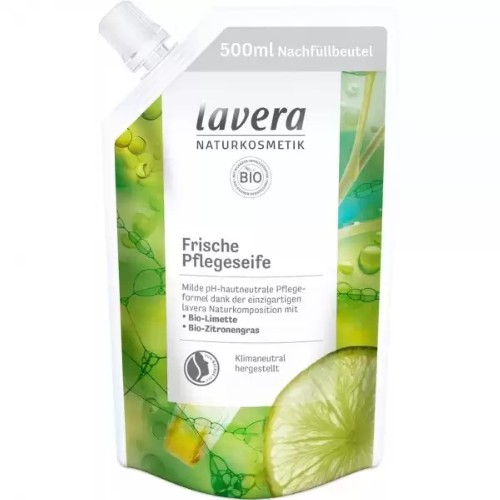 Rezerva Sapun Lichid Fresh cu Lime, 500ml, Lavera