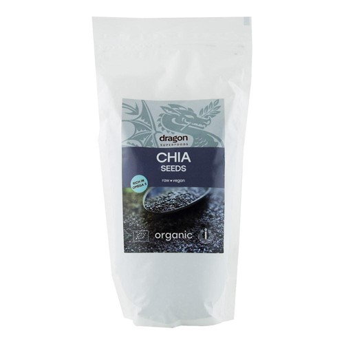 Seminte de Chia Raw Bio 500g Dragon Superfoods