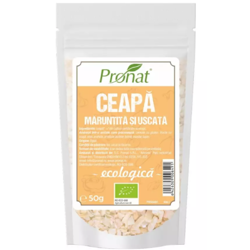 Ceapa Maruntita Uscata Eco 50g, Pronat