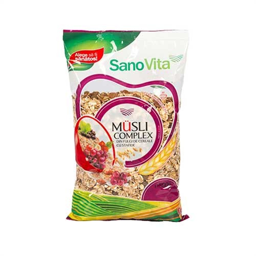 Musli Complex cu Stafide, 500gr, Sano Vita