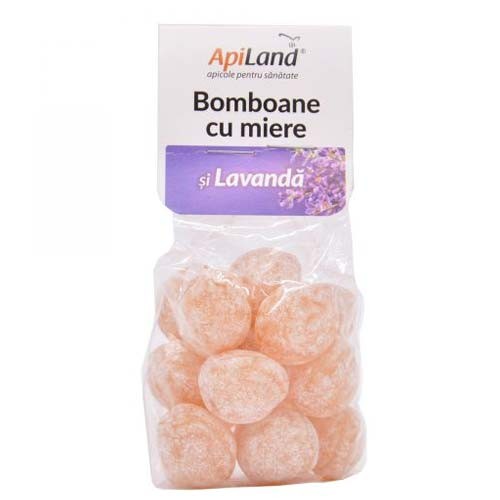 Bomboane Cu Miere si Lavanda, 100gr, Apiland