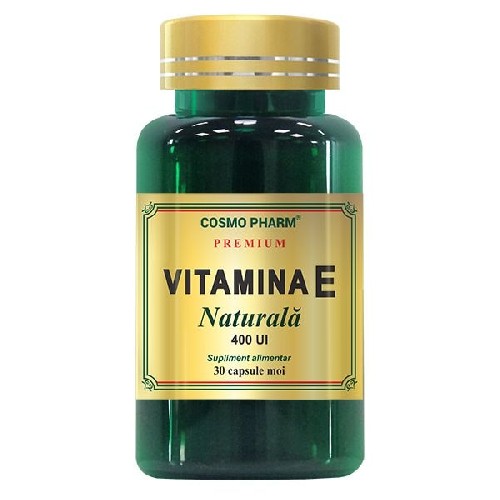 Vitamina E Naturala 400ui, 30cps, Cosmo Pharm