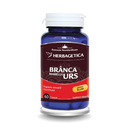 Branca Marelui Urs 60cps Herbagetica