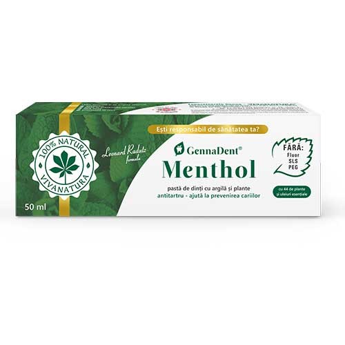 Pasta De Dinti Mentol 50ml Viva Natura