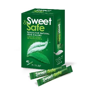 Sweet & Safe (Stevia Indulcitor), 40plicuri, Sly Diet vitamix.ro imagine noua reduceri 2022