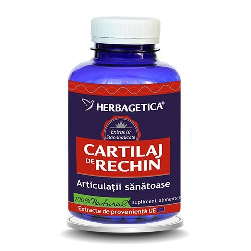 Cartilaj De Rechin 120cps Herbagetica vitamix.ro imagine noua reduceri 2022