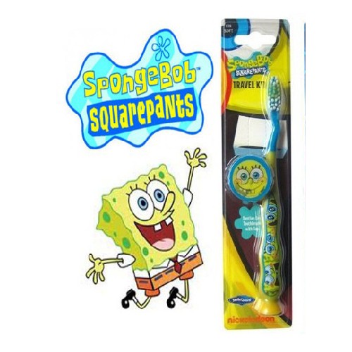 Periuta de Dinti Sponge Bob pentru Calatorit 1buc BUSINESS imagine produs la reducere