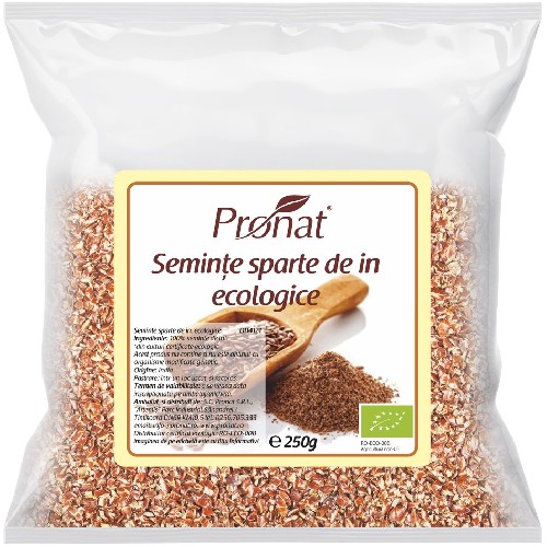 Seminte de In Sparte, 250gr, Pronat vitamix.ro