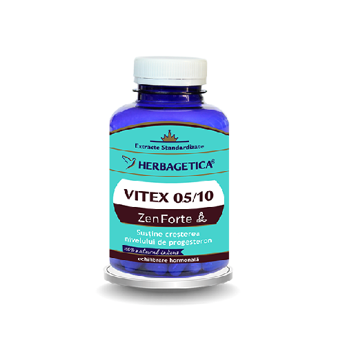 Vitex Zen Forte 120 cps Herbagetica vitamix poza