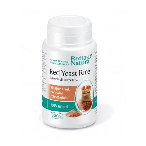 Red Yeast Rice 30cps Rotta Natura vitamix.ro imagine noua reduceri 2022