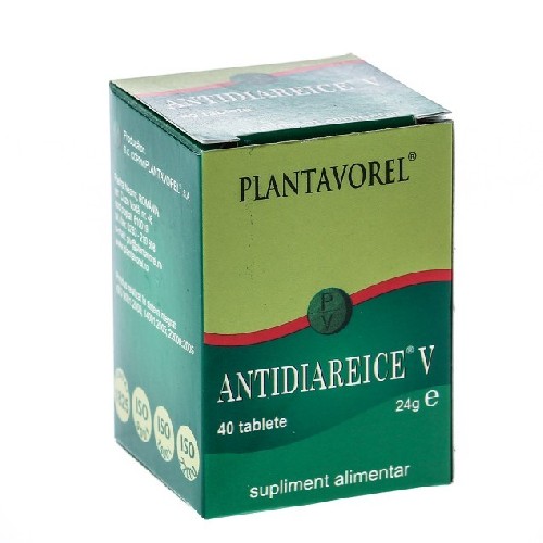 Antidiareice V 40tab Plantavorel