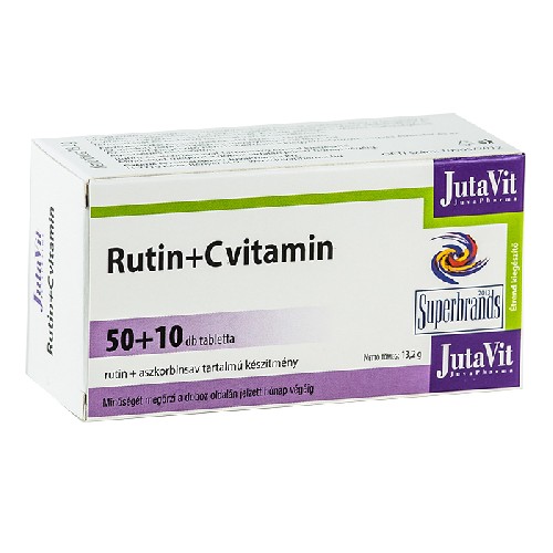 Rutin + Vitamina C 50+10tablete Jutavit imagine produs la reducere