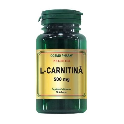 L-Carnitina, 500mg, 30cps, Cosmo Pharm vitamix poza