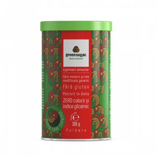 Green Sugar Pulbere(cutie metalica) 300g Remedia