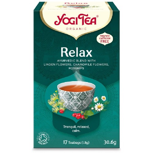 Ceai Bio Calmant Relax, 30.6 g, Yogi Tea vitamix.ro imagine noua reduceri 2022