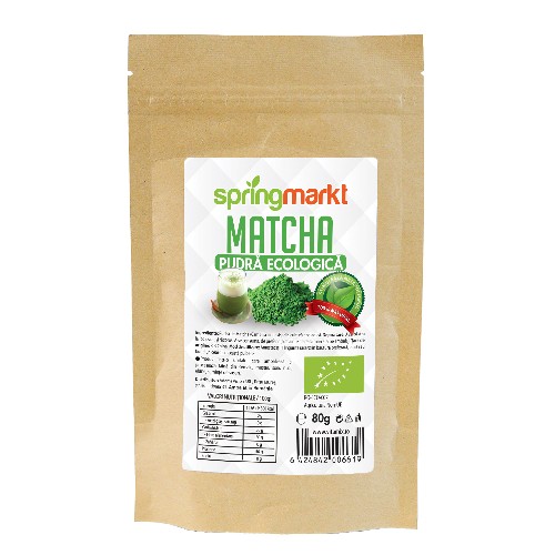 Pudra ecologica de Matcha 80gr Springmarkt vitamix.ro