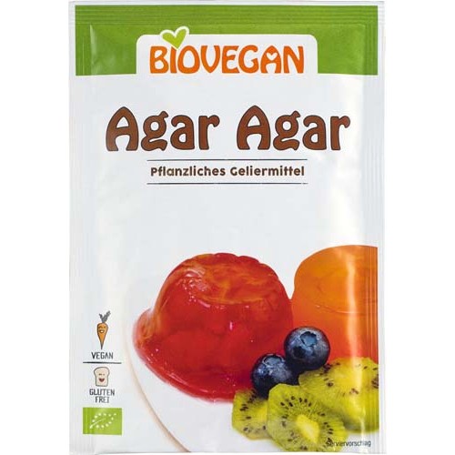 Agar Agar, Fara Gluten, Vegan 100gr, Biovegan