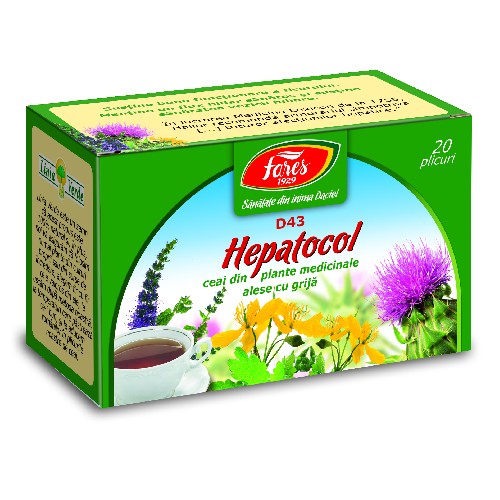 Ceai Hepatocol 20plicuri Fares vitamix.ro