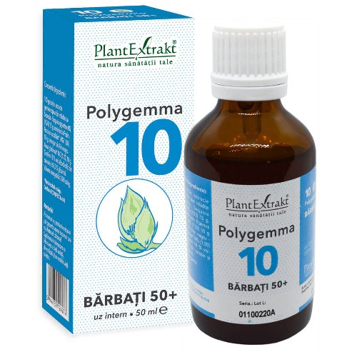 Polygemma 10 Barbati 50+ 50ml Plantextrakt vitamix.ro
