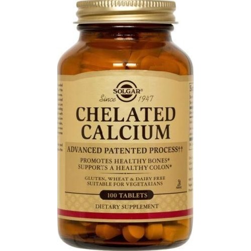 Chelated Calcium 100cpr Solgar imgine