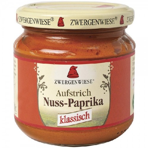 Crema tartinabila cu nuci si ardei Fara Gluten, 200g, Zwergenwie