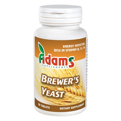 Brewer`s Yeast (Drojdie de Bere) 90tab Adams Supplements vitamix.ro imagine noua reduceri 2022