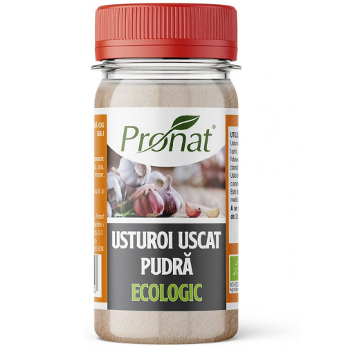 Usturoi Uscat Pudra Bio 60g, Pronat