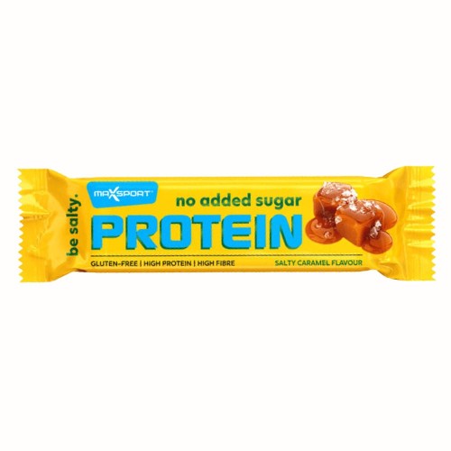 Baton Proteic cu caramel sarat, fara gluten, 40g, Maxsport