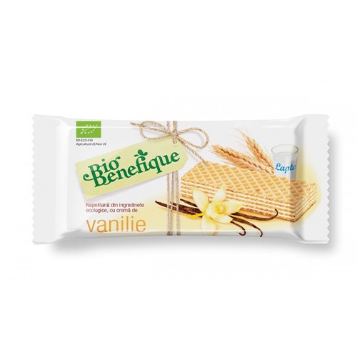 Napolitane cu Vanillie Bio 40gr Sly Diet