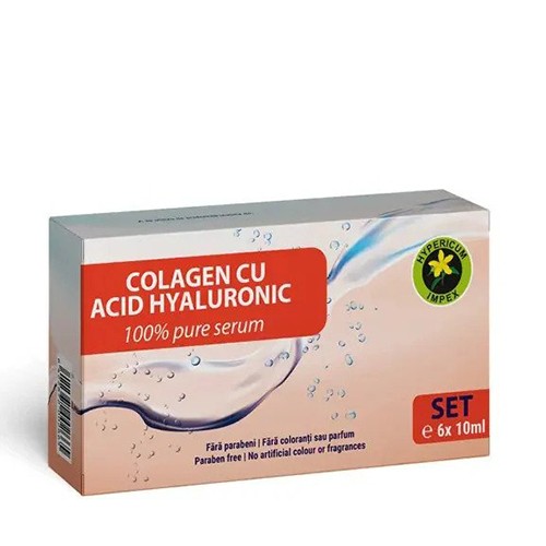 Set Colagen si Acid Hyaluronic 6buc*10ml Hypericum