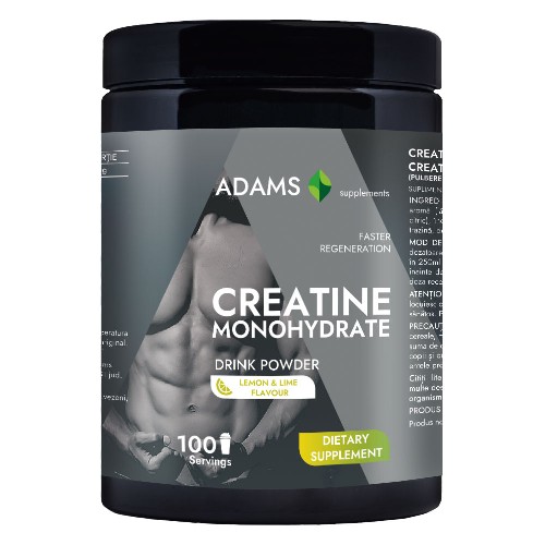 Creatina monohidrata (lemon-twist), 450g, Adams Supplements