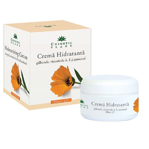 Crema Hidratanta Cu Galbenele si Pantenol 50ml Cosmetic Plant