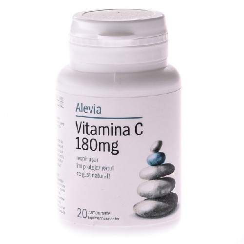 Vitamina C 180mg 20cpr Alevia imagine produs la reducere