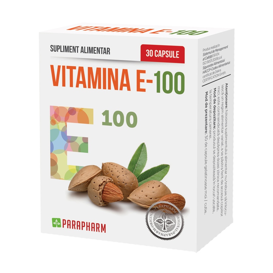 Vitamina E100, 30cps, Quantum Pharm