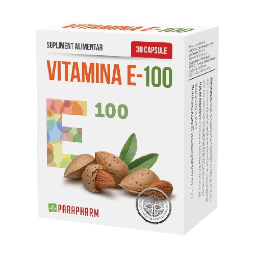 Vitamina E100, 30cps, Quantum Pharm vitamix.ro