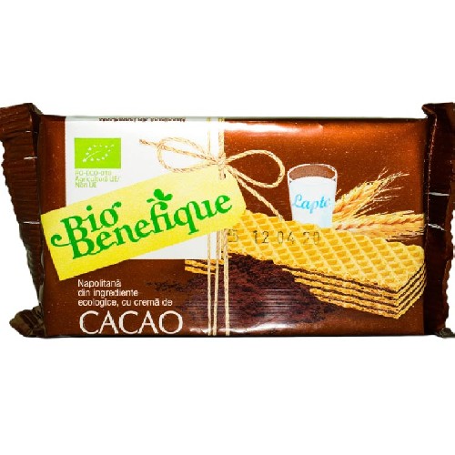 Napolitane Cu Crema Cacao Bio 40gr Sly Diet