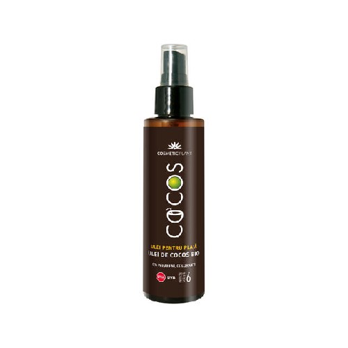 Spray de Plaja cu Ulei de Cocos SPF6, 150ml, Cosmetic Plant vitamix.ro