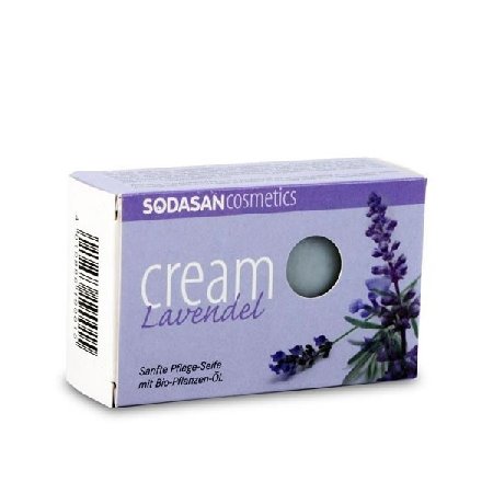 Sapun Bio Cream Lavanda 100gr Sodasan vitamix.ro imagine noua reduceri 2022