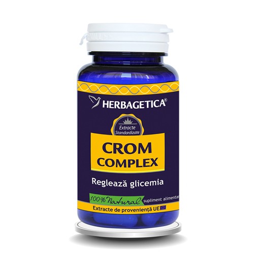 Crom Complex Organic 30cps Herbagetica vitamix poza