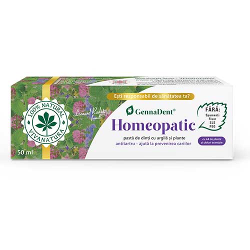 Pasta De Dinti Homeopatic 50ml Viva Natura