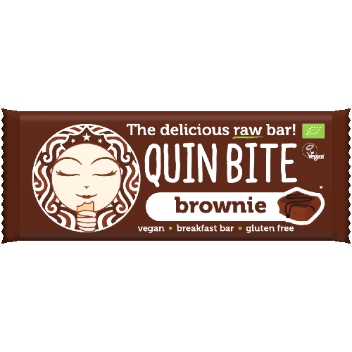 Baton Organic cu Ciocolata Quin Bite 30gr imagine produs la reducere