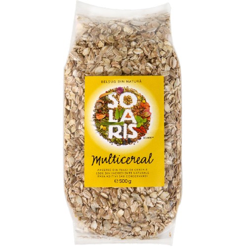 Fulgi de Cereale Amestec (multicereal, 500gr, Solaris