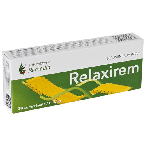Relaxirem, 30cpr, Remedia vitamix poza