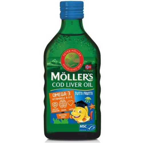 Mollers Ulei de Cod Tutti Frutti 250ml Pharma Brands