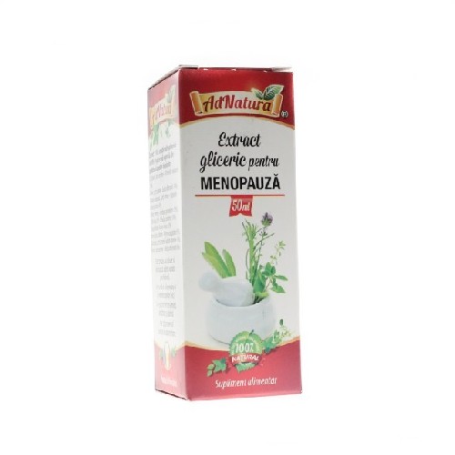 Extract Gliceric pentru Menopauza 50ml AdNatura