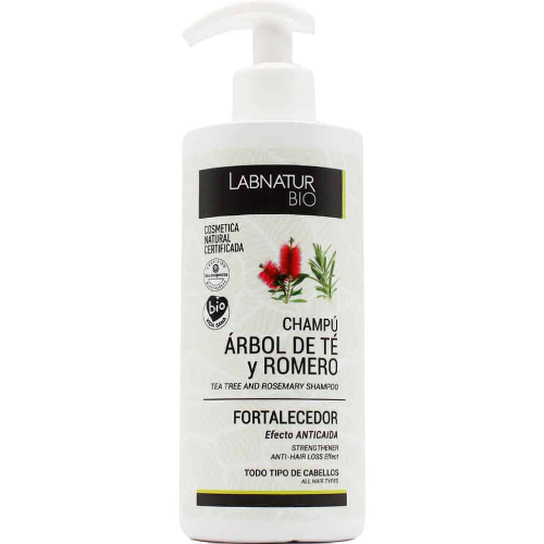 Sampon pentru intarirea parului cu Tea tree si Rozmarin 450ml LabNatur