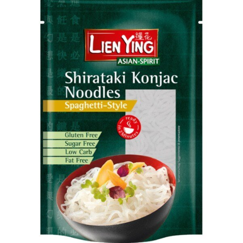 Spaghetti Shirataki fara Gluten 200g Lien Ying