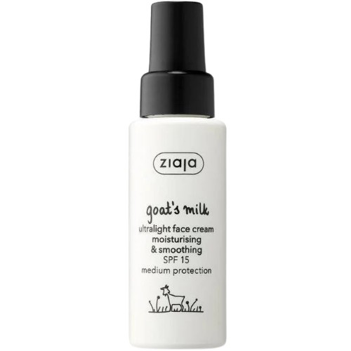 Crema de fata Ultra Light, Goat`s Milk, SPF 15, 50ml, Ziaja