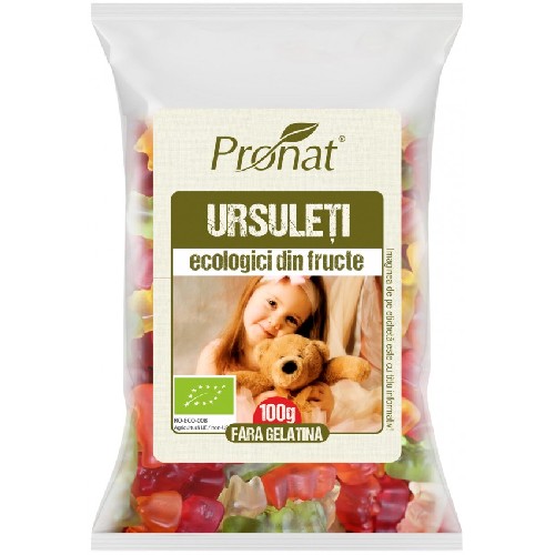 Jeleuri Ursuleti Fructe, Eco, 100g, Pronat